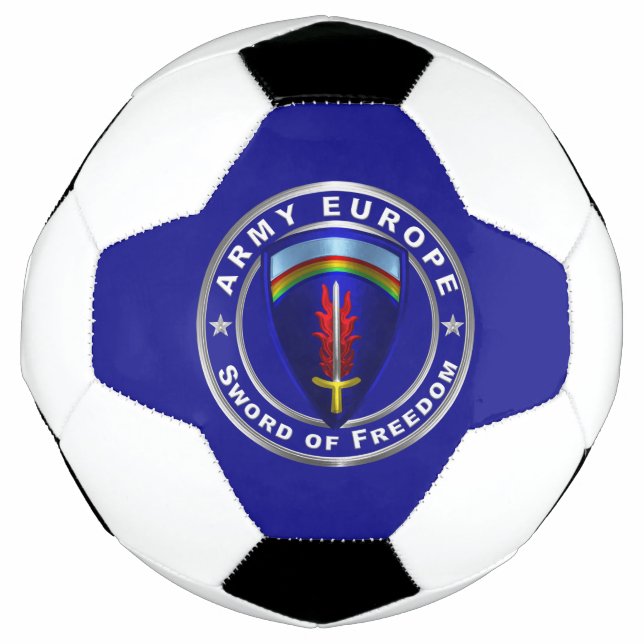 Balón De Fútbol Ejército Europa USAREUR  (Anverso)