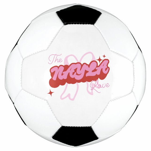 Balón De Fútbol El amor de NAYLA (Anverso)