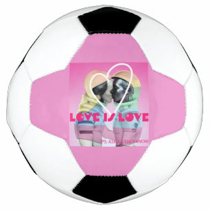 Balón De Fútbol El amor es amor.