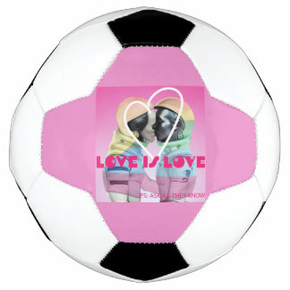 Balón De Fútbol El amor es amor.