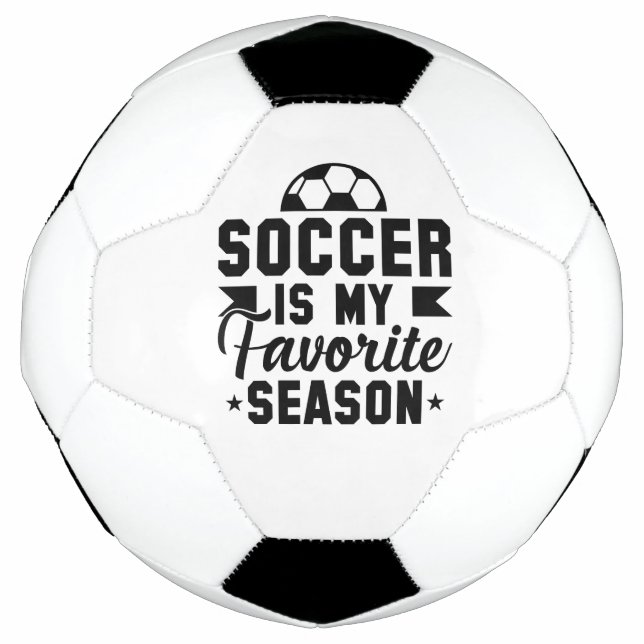Balón De Fútbol El fútbol es mi estación favorita (Anverso)
