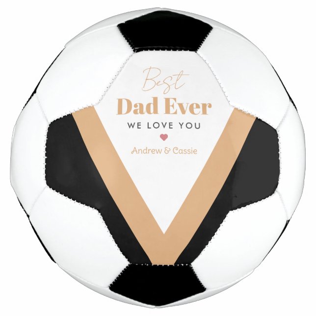 Balón De Fútbol El mejor padre de la historia (Anverso)