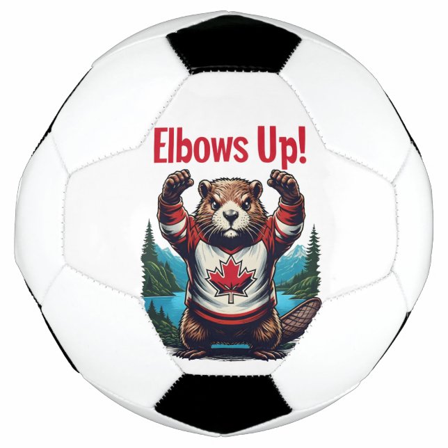 Balón De Fútbol Elbows Up Canada (Anverso)