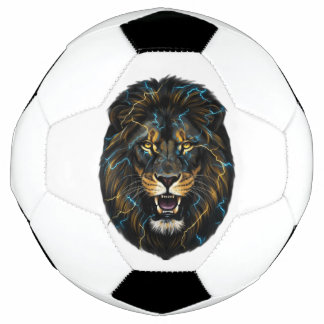 Balón De Fútbol Electric Thunder Lion Soccer Ball