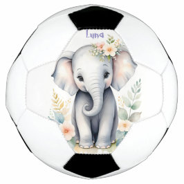 Balón De Fútbol Elefante bebé floreciente