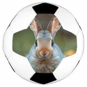 Balón De Fútbol "Elegancia azul: el conejo ruso"