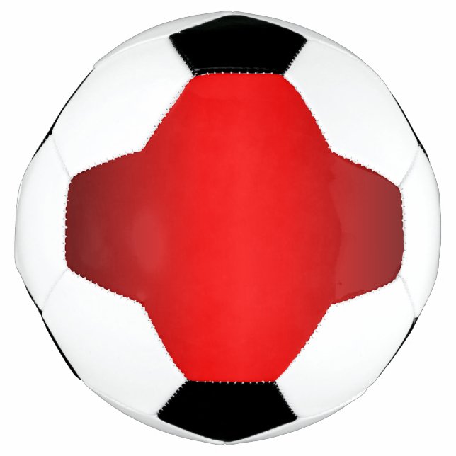 Balón De Fútbol Elegante degradado rojo (Anverso)