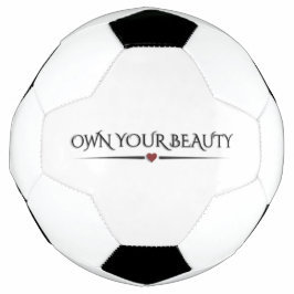 Balón De Fútbol Elegante Moderno "Posee Tu Belleza" Chic Picklebal