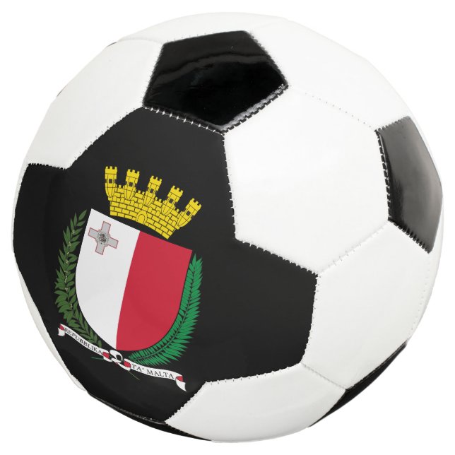 Balón De Fútbol emblema de malta (Tres cuartos)