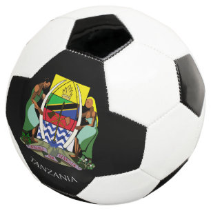 Balón De Fútbol emblema de tanzania