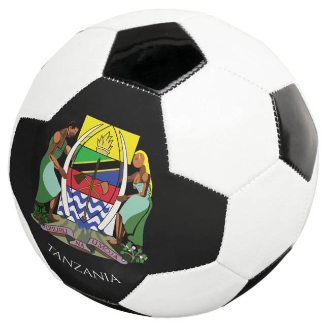 Balón De Fútbol emblema de tanzania (Tres cuartos)