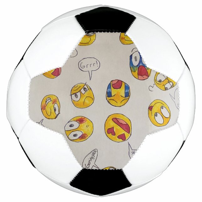 Balón De Fútbol Emoji Toytártica Princesa (Anverso)