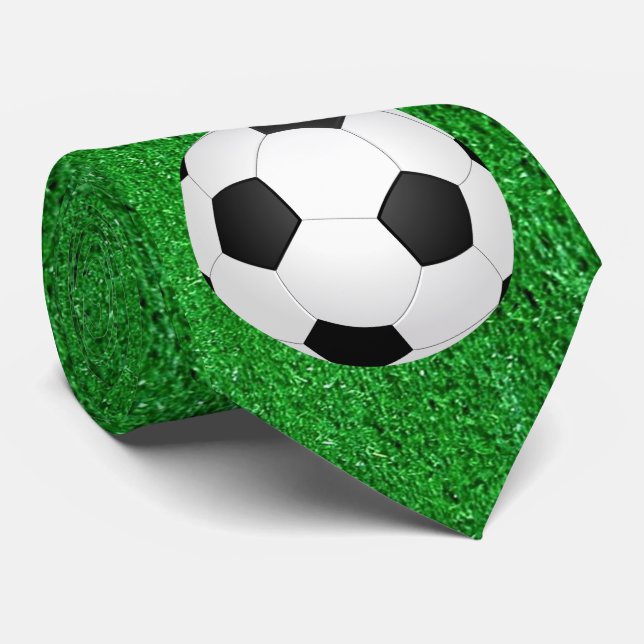 Balón de fútbol en corbata de papel (Enrollado)