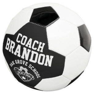 Balón De Fútbol Entrenador de fútbol - Logo 
