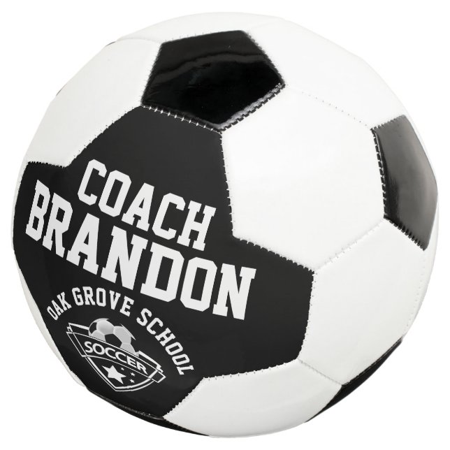 Balón De Fútbol Entrenador de fútbol - Logo  (Tres cuartos)
