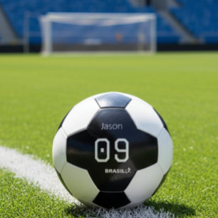 Balón De Fútbol Equipo Monocromático Personalizable de Fútbol de B
