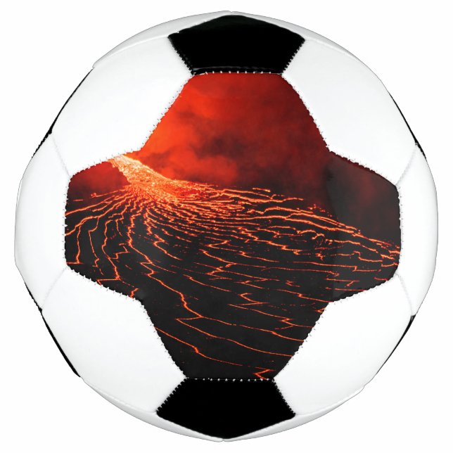 Balón De Fútbol erupción volcánica (Anverso)