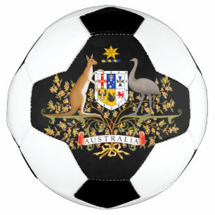 Balón De Fútbol escudo de armas de Australia