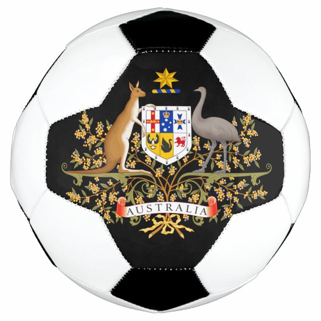 Balón De Fútbol escudo de armas de Australia (Anverso)