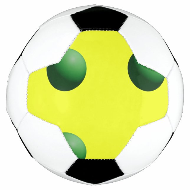 Balón de fútbol Esferas Verdes (Anverso)