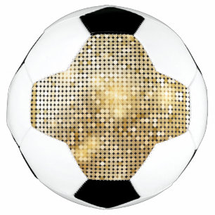Balón De Fútbol Espinosa y brillante secuela dorada bola disco pur