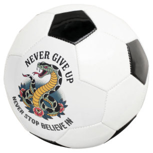 Balón De Fútbol Espíritu intrépido: Audaz arte de la serpiente y l
