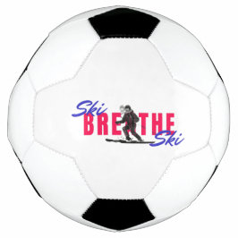 Balón de fútbol, esquí de esquí de respiración-Per