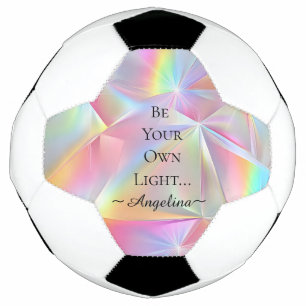 Balón De Fútbol Estética holográfica