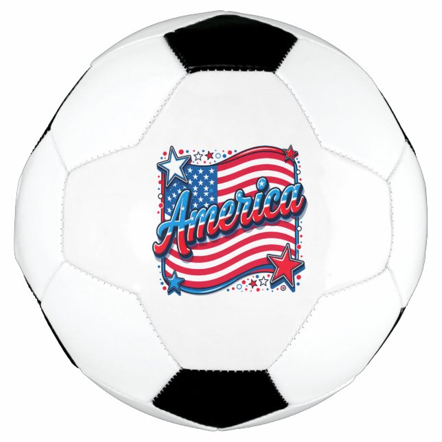 Balón De Fútbol Estilo América (Anverso)