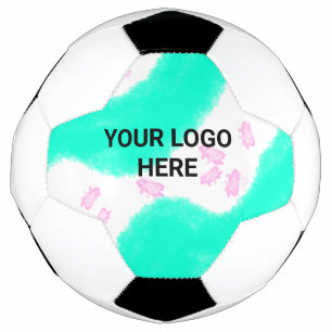Balón De Fútbol ESTILO DE TEXTO MÍNIMO SIMPLE REGALO acuarela verd
