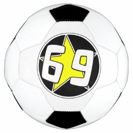 Balón De Fútbol Estrella amarilla 69