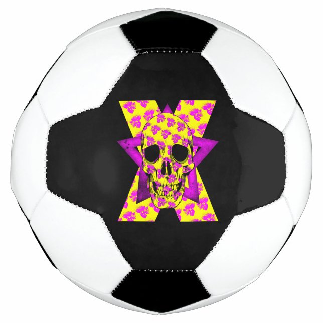 Balón De Fútbol Estrella del cráneo (Anverso)