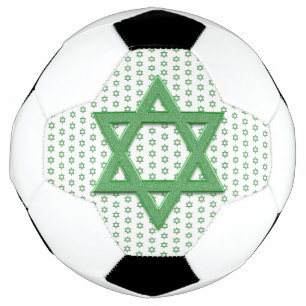 Balón De Fútbol Estrella Verde de David Sin Costuras