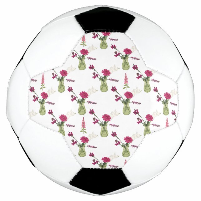 Balón De Fútbol Exotisches Blumenarrangement im Glas (Anverso)