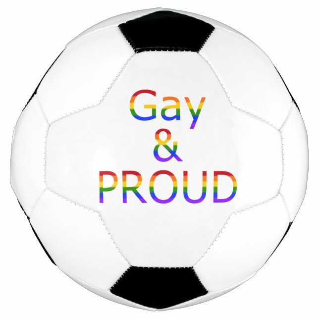 Balón De Fútbol Fallln Gay and Proud (Anverso)