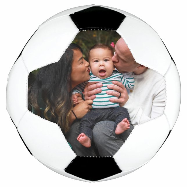 Balón De Fútbol Familia personalizada de fotografía personalizado (Anverso)