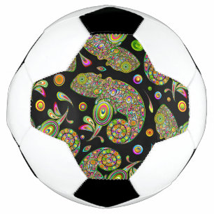 Balón De Fútbol Fantasía psicodélica de Chameleon