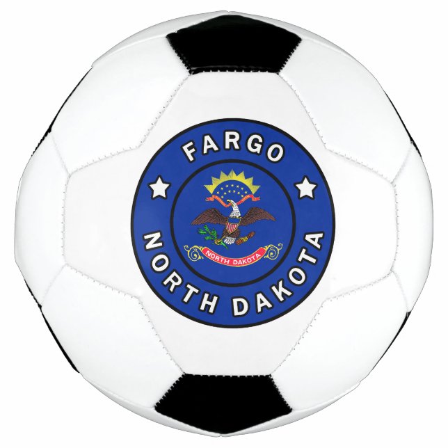 Balón De Fútbol Fargo Dakota del Norte (Anverso)