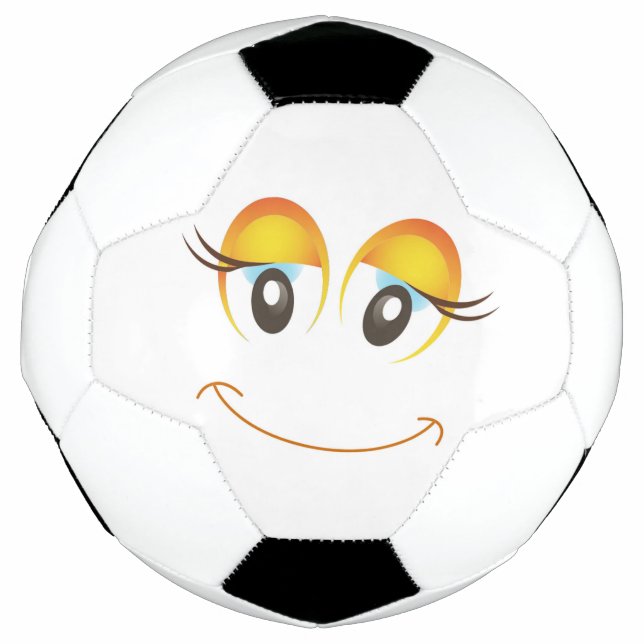 BALÓN DE FÚTBOL FELIZ CARA CHICA (Anverso)