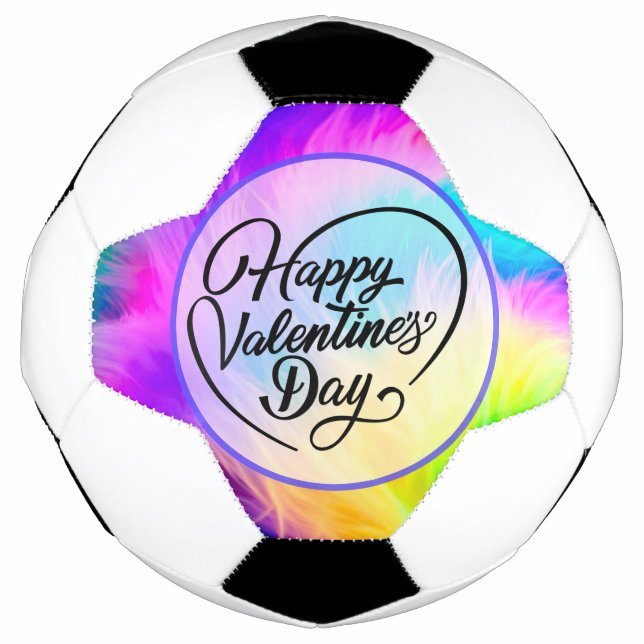 Balón De Fútbol Feliz día de San Valentín-23823 (Anverso)