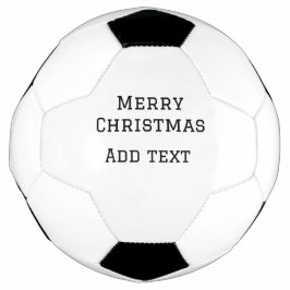 Balón De Fútbol Feliz Navidad simple añadir nombre mínimo para el 