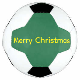 Balón De Fútbol Feliz Navidad verde