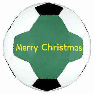 Balón De Fútbol Feliz Navidad verde