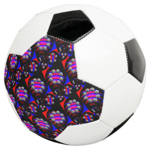 Balón De Fútbol Fibonacci 'Fish Checker Black' por Kenneth Yoncich