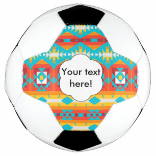 Balón De Fútbol Filas de formas tribales