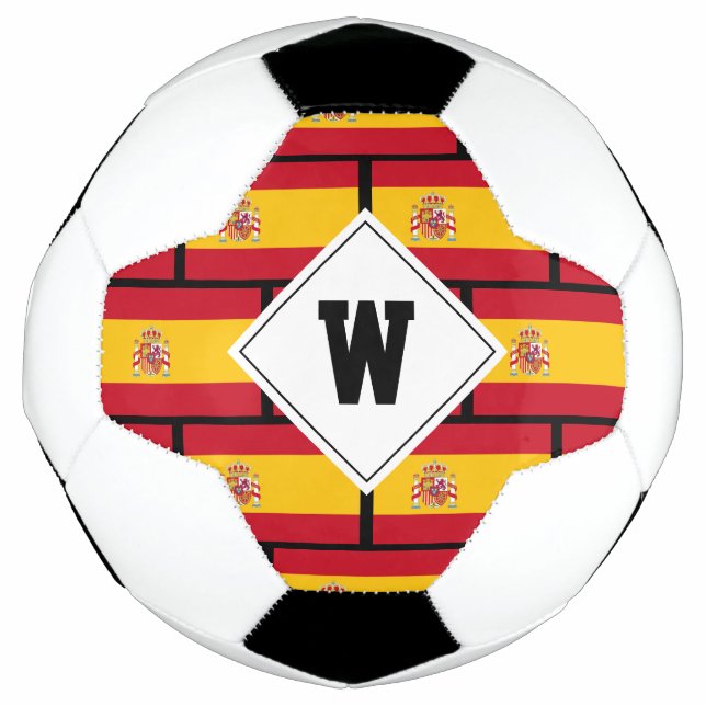 Balón De Fútbol FLAG Monograma de ESPAÑA (Anverso)