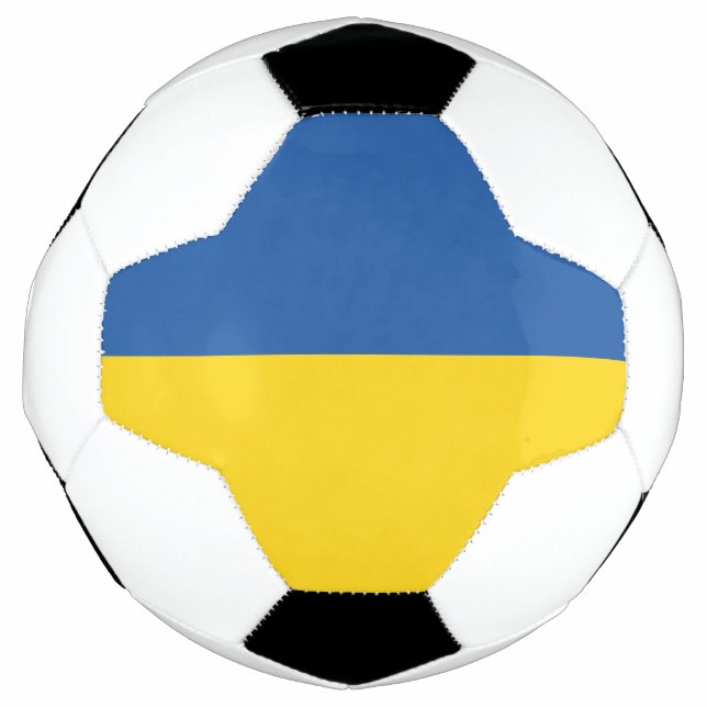 Balón De Fútbol Flag of Ukraine Button (Anverso)
