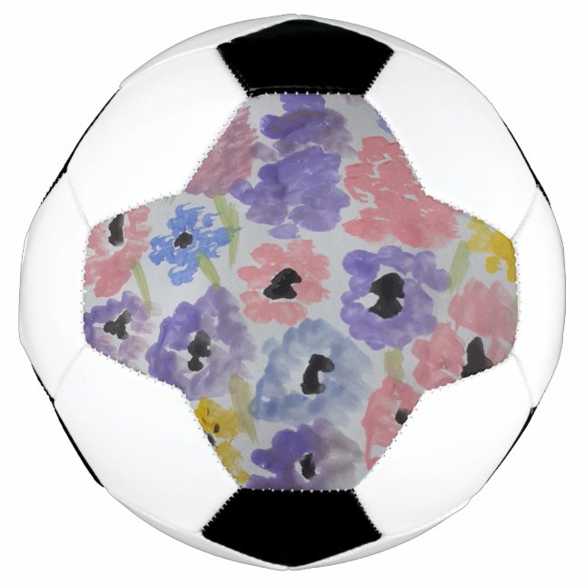 Balón De Fútbol Flores salvajes de verano (Anverso)