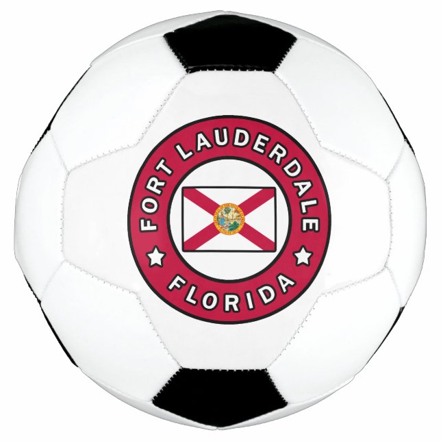Balón De Fútbol Fort Lauderdale Florida (Anverso)