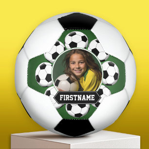 Balón De Fútbol Foto de fútbol para equipo o jugador - verde